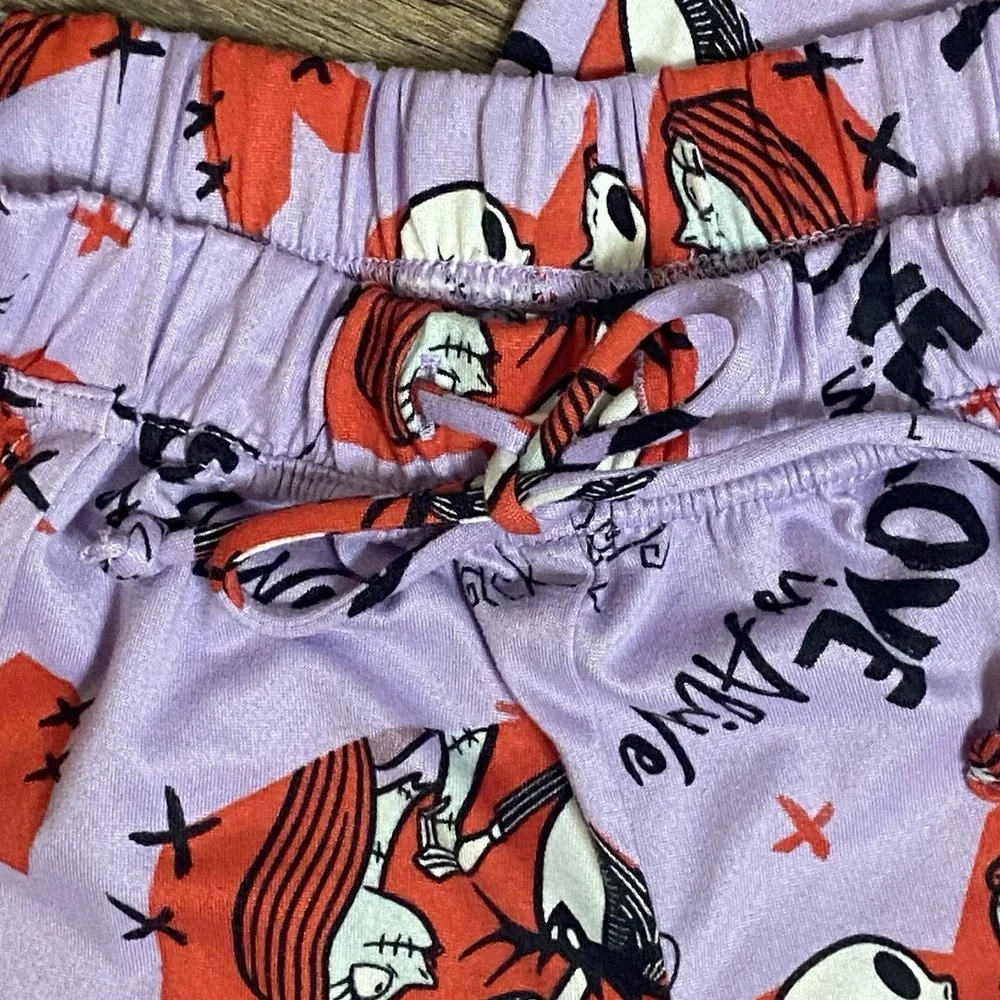 Disney Nightmare Before Christmas Pajamas XS Jack Sally Skellington Whimsigoth - Picture 4 of 15